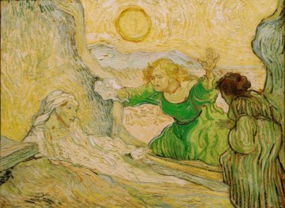 La resurrección de Lázaro de Vincent van Gogh